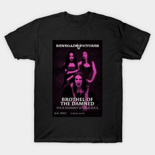 Brothel of the Damned Poster T-Shirt